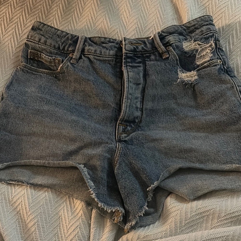Distressed Denim Women Shorts